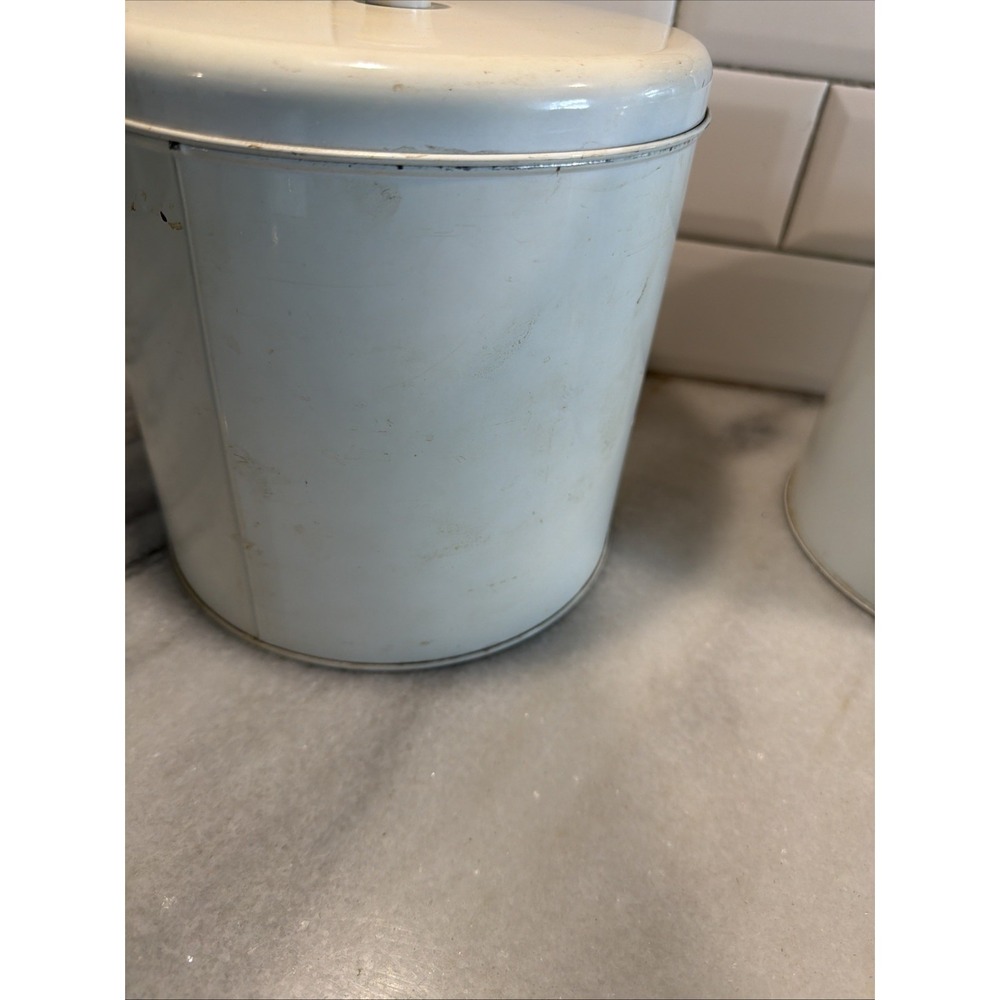 Vintage MCM Atomic Pattern Colorful Metal Canisters GW992 - Picture 8 of 14